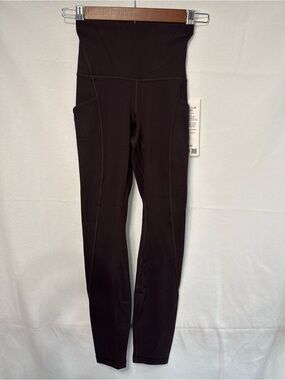 NWT Lululemon Align HR Pant 25" with Pockets - Size 0 in Sequoia
